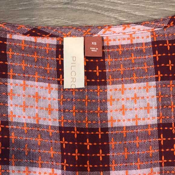 Anthropologie Plaid Top - Picture 6 of 10